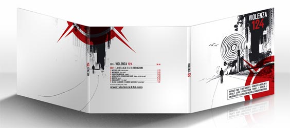 La custodia del CD musicale di Vilenza 124